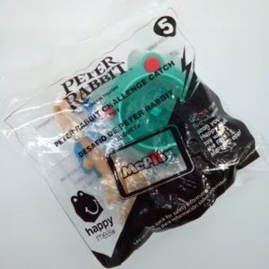 NIP McDonald's  Peter Rabbit Challenge Catch Happy Neal Toy New in Package